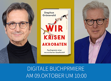 Grünewald Koll Buchpremiere Wir Krisenakrobaten Am 09. Oktober um 10:00 Uhr